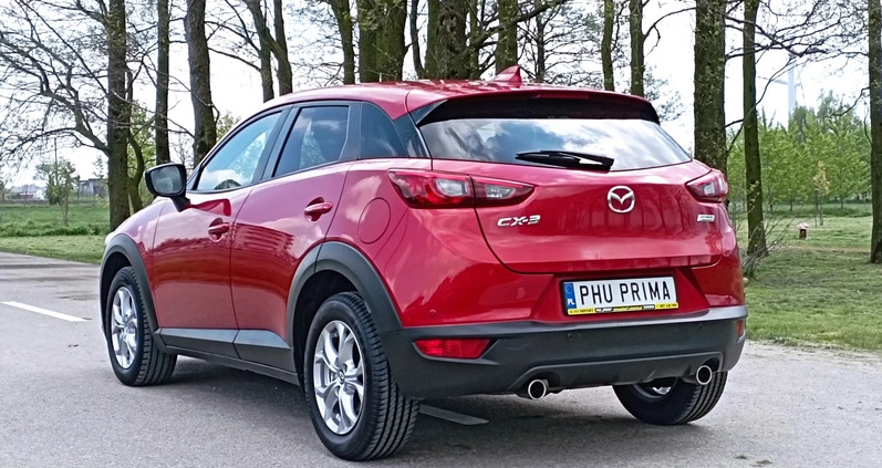 Mazda CX-3 cena 53900 przebieg: 200000, rok produkcji 2015 z Żuromin małe 466